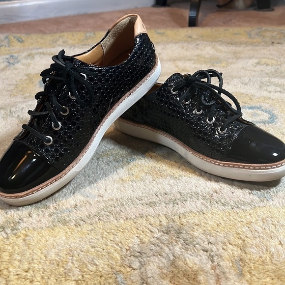 Sperry Gold Cup, Black Textured & Embossed Leather,Excellent Condition, Size 6 - Picture 14 of 15